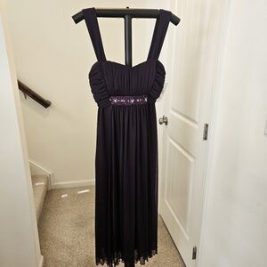 Connected Apparel NWT Women's Eggplant Chiffon Special Event Dress, 8